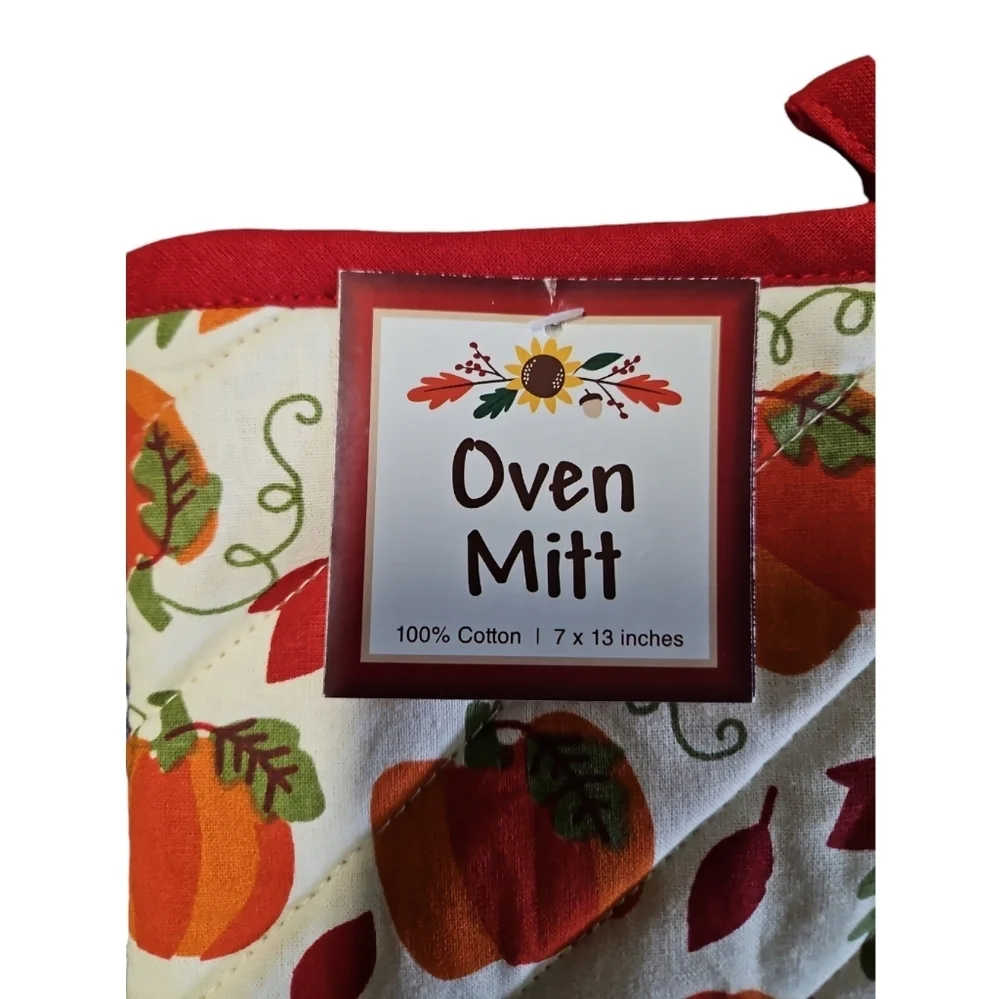 Kane Home‎ Oven Mitt Thanksgiving Pumpkin